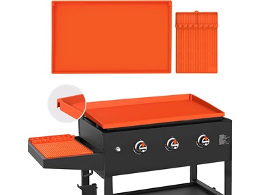 $21.99, Was $63.49, 65% Off! Full-Edge Blackstone Silicone Griddle Cover & Spatula Mat dealfomo