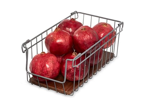Open Front Wire Basket