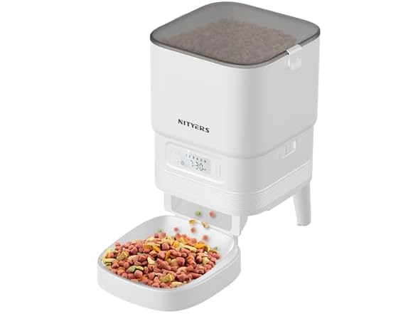 Nityers 4L Timed Automatic Cat Feeder
