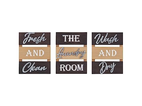 Elements Plank Wall Plaques