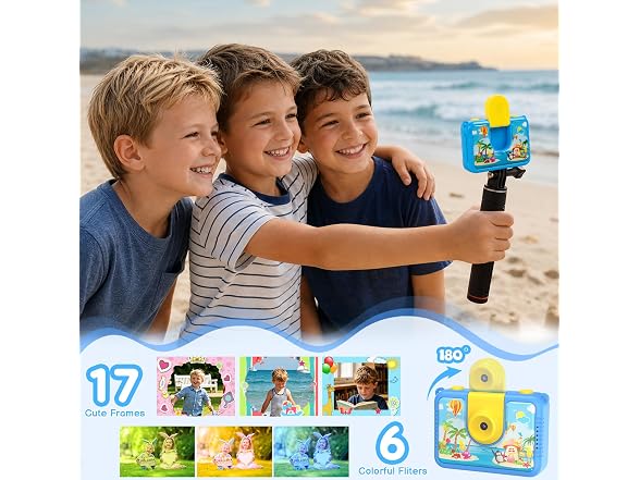 GKTZ Kids Underwater Waterproof Camera