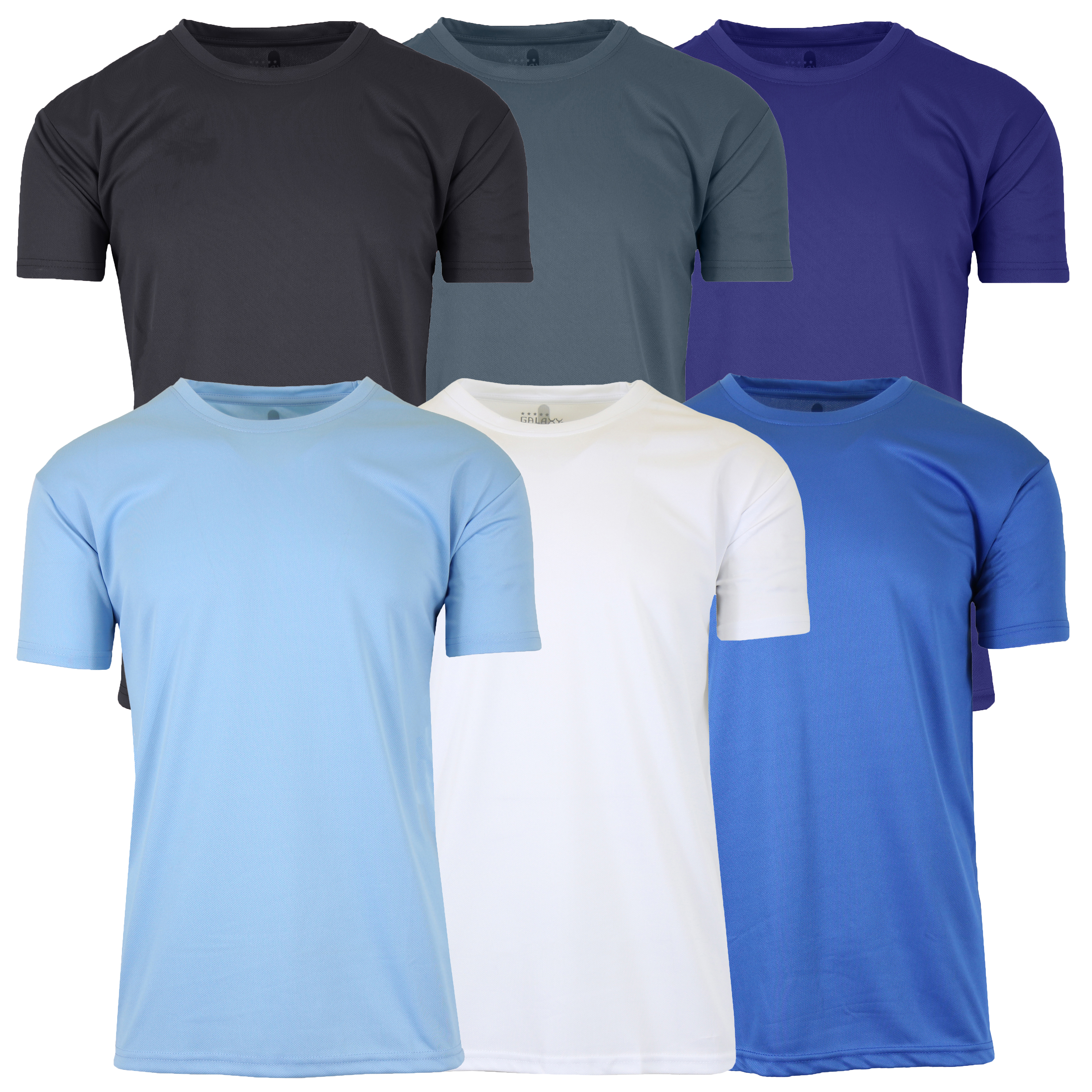 Men's 6Pk S/S Performance Active Tee - Gallery 6