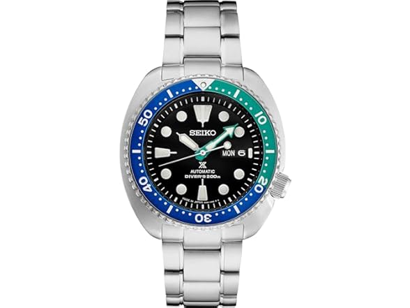 SEIKO SRPJ35 Automatic Dive Watch for Men - Prospex Special Edition - LumiBrite Hands, Elapsed Timing Bezel - Water Resistant 200M (Open Box)