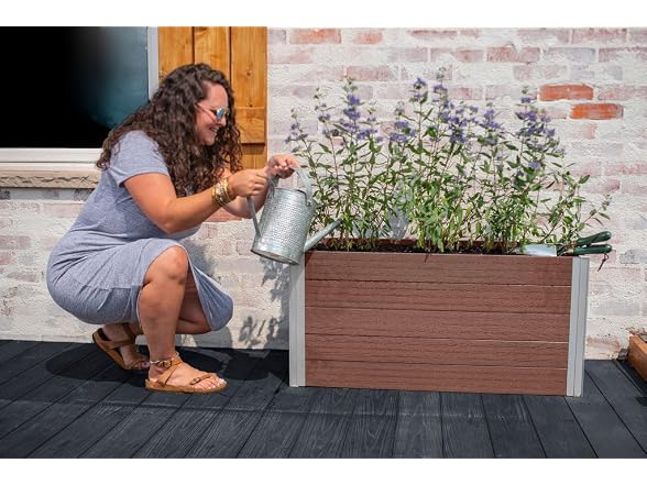 Vita Urbana 16x39x18 Parklette Planter