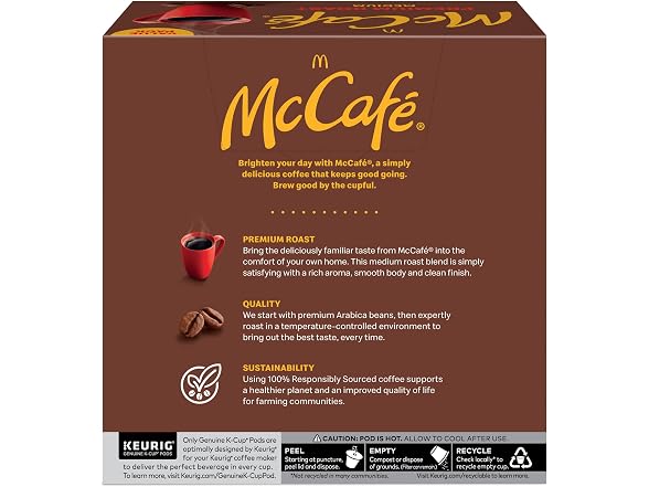 32ct McCafe Premium Roast, Keurig Single Serve Kcups