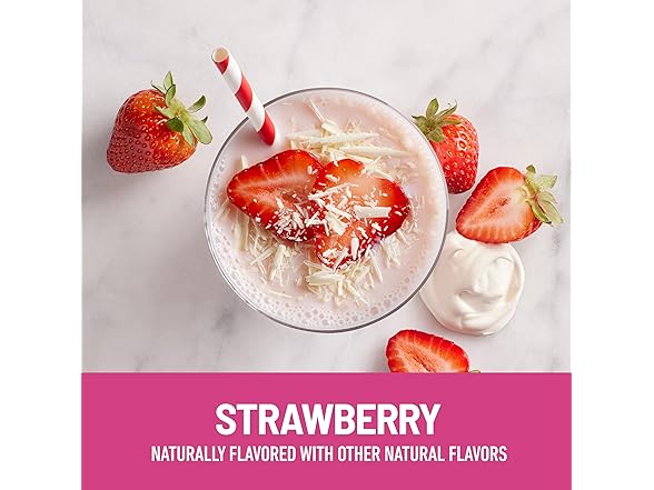12CT SlimFast Protein Shake, Strawberry- 20g Protein