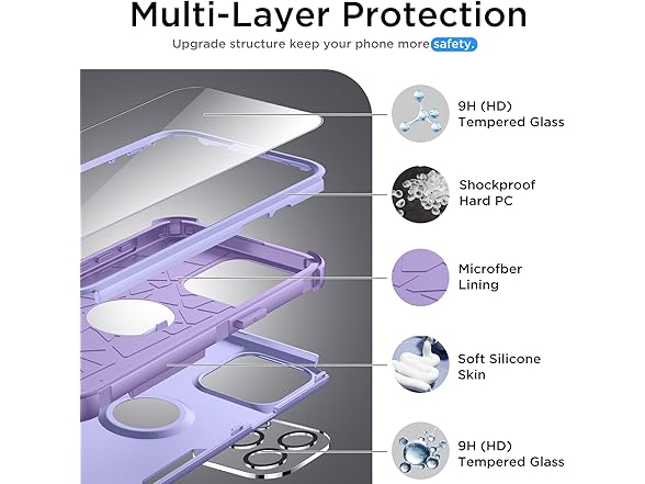 WAVELIFE for iPhone 15 Pro Max Case