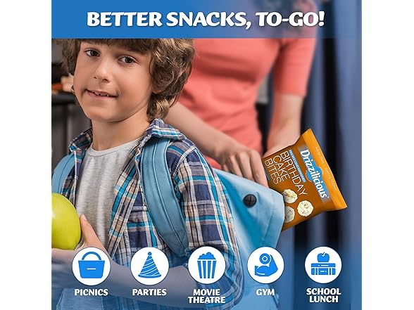 Drizzilicious Birthday Cake Rice Cakes 10pk