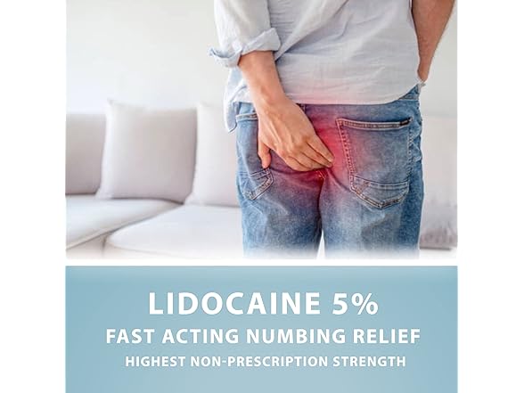 Curist 5% Lidocaine Cream Maximum Strength