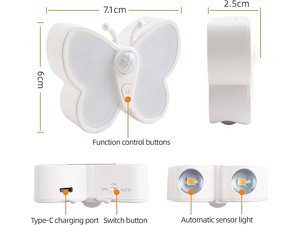 DAMI Butterfly Led Night Light