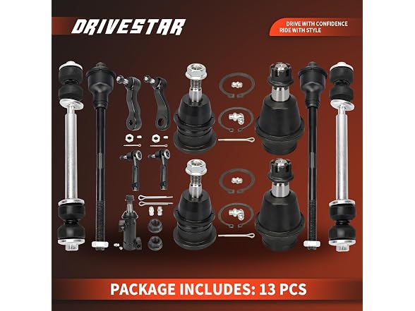 DRIVESTAR 13 PCS Front Suspension Kit Ball Bar