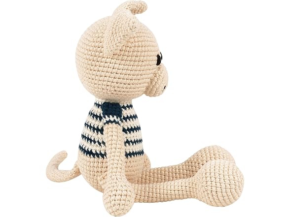 Enesco Woolie Sam the Pig Handmade Crochet Animal Plush