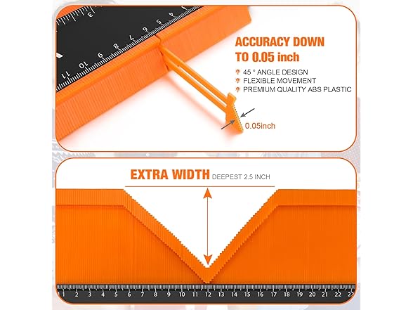 VARSK Contour Gauge Tool with Lock
