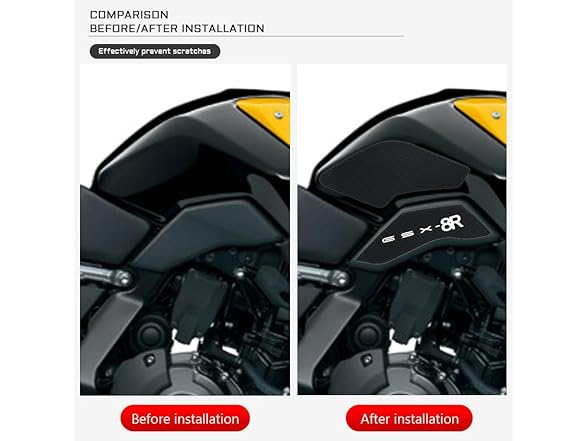 KATIE DEVI Motorcycle Side Fuel Tank pad