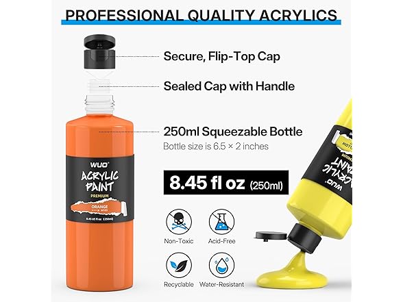 Large Acrylic Paint Set