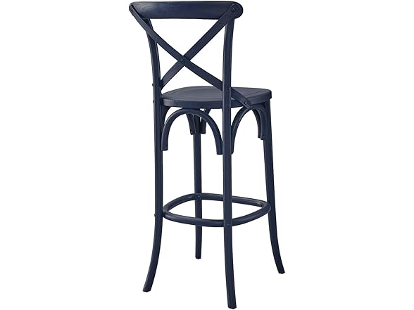 Modway Gear X-Back Wood Bar Stool