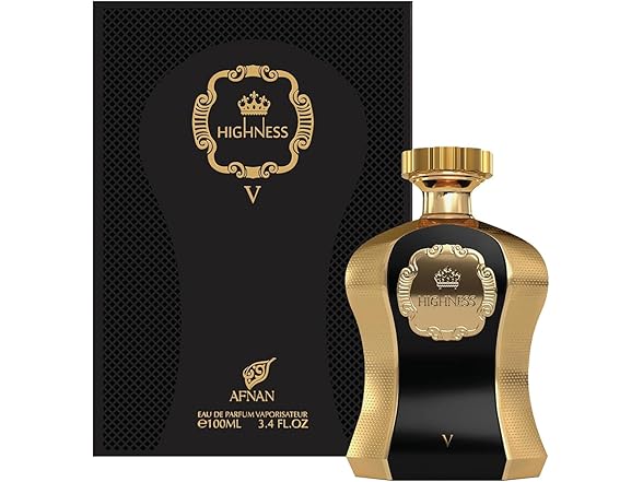 Afnan Highness Black Luxury EDP for Women, 100-mL