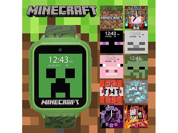 Minecraft Kids LED Smartwatch