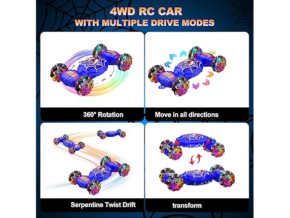 Nikuku Remote Control Stunt Car