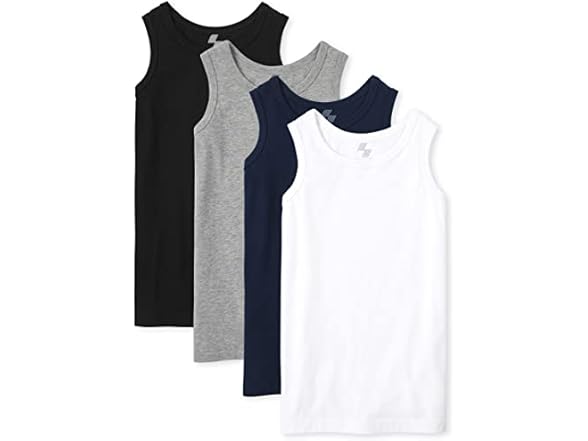 TCP Boys (L) 4-Pack Mix Match Tanks