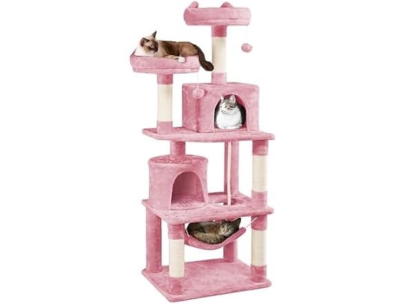 Yaheetech 62.5inches Cat Tree Cat Tower