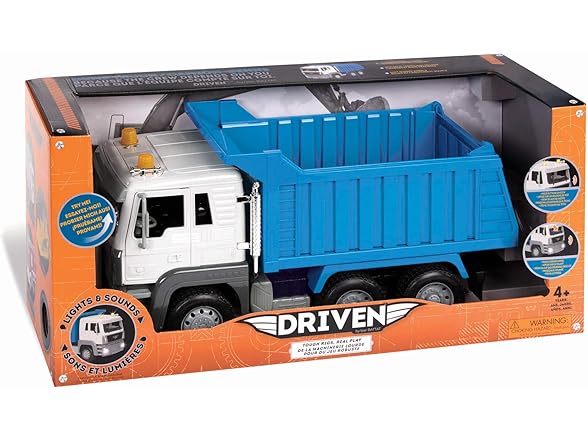 Driven by Battat – Large 18 Inch Dump Truck for Kids