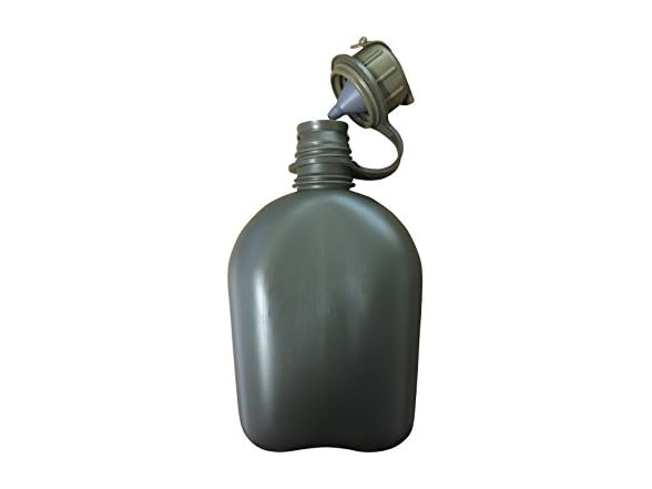 U.S. Army Canteen, 1-Quart, USGI Issue, NSN Cap