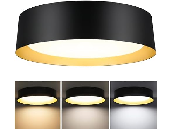 BrightHome B0D1X42CQZ 16in Ceiling Light 3/4/5000K