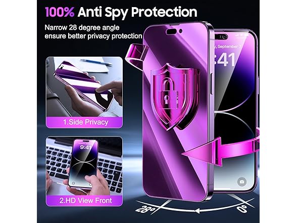 UniqueMe for iPhone 14 Pro Max Privacy