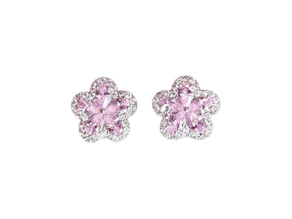 Maison Pink Melissa Earrings Rose Gold