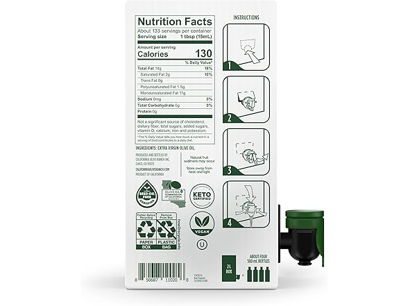 California Olive Oil, 2L