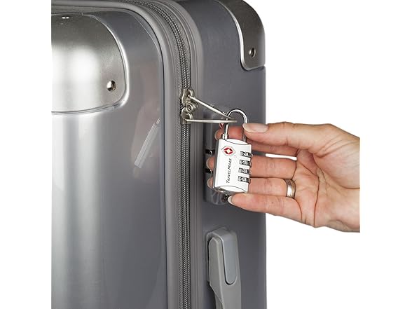 5 Pack TSA Luggage Locks with 4 Digit Combination