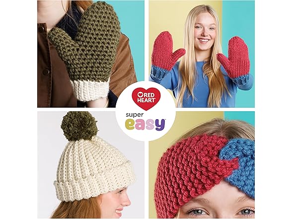 Red Heart Super Easy Seaside Breeze Yarn - 3 Pack