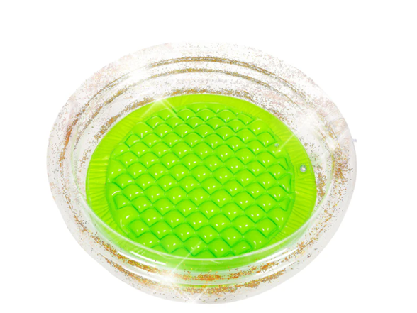 45in Inflatable Pool Glitter Transparent