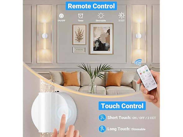 VerRon B0FR9JZBFJ Magnetic Wall Sconce 2-Pack