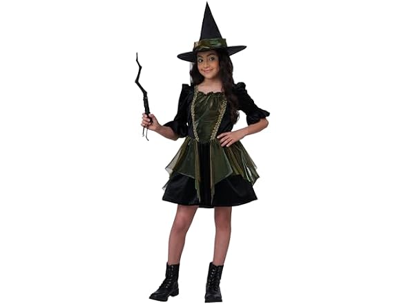 California Costumes, Girls' Emerald City Witch, Size XS