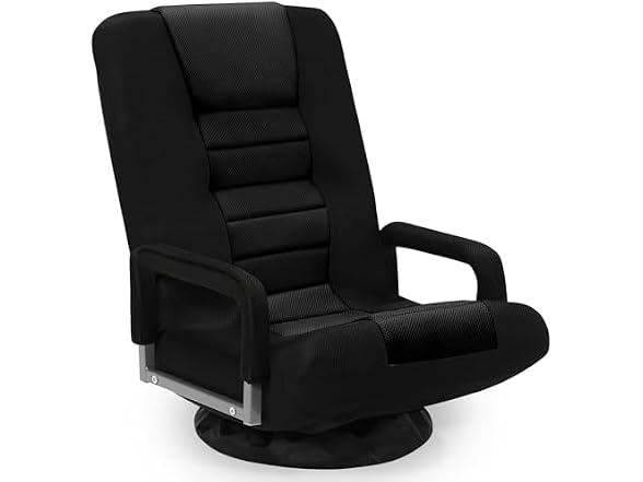 Swivel Floor Gaming Chair w/Armrests