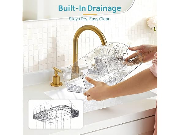 Vtopmart 5 PCS Bathroom Countertop Organizer