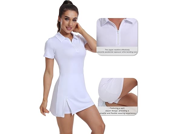 Fkeep Women Golf Dress Tennis Dresses Short Dress