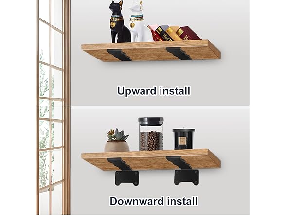 Kamiaha Heavy Duty L Shelf Bracket 6 Pack - 6 I