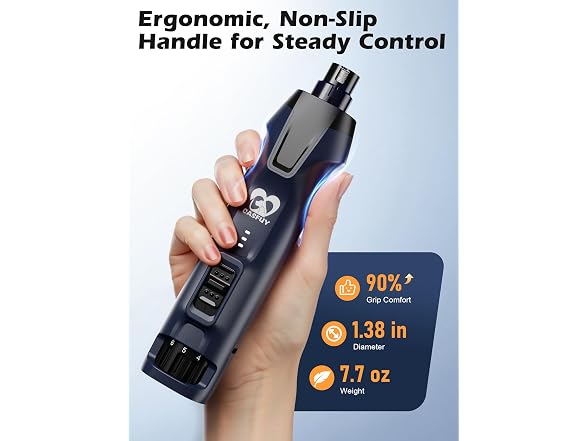 Casfuy 6-Speed Dog Nail Grinder