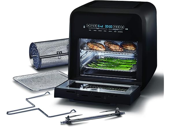 Oster Air Fryer Oven & Multi-Cooker, Black