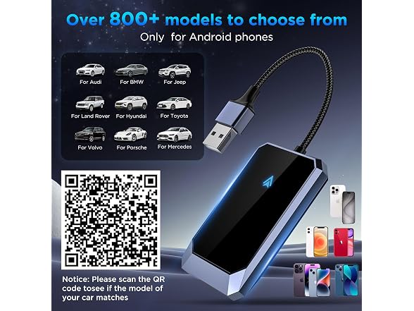 TERUNSOUl Android Auto Wireless Adapter