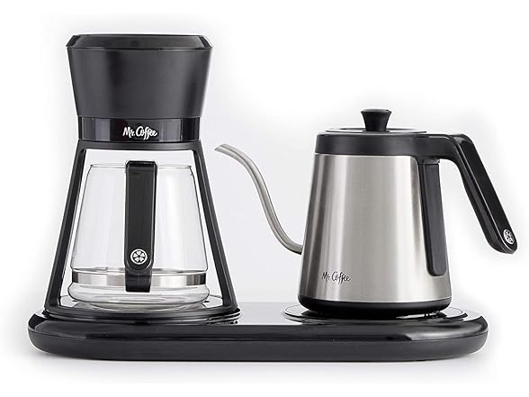 Mr Coffee Pour Over Maker 6-Cup Black