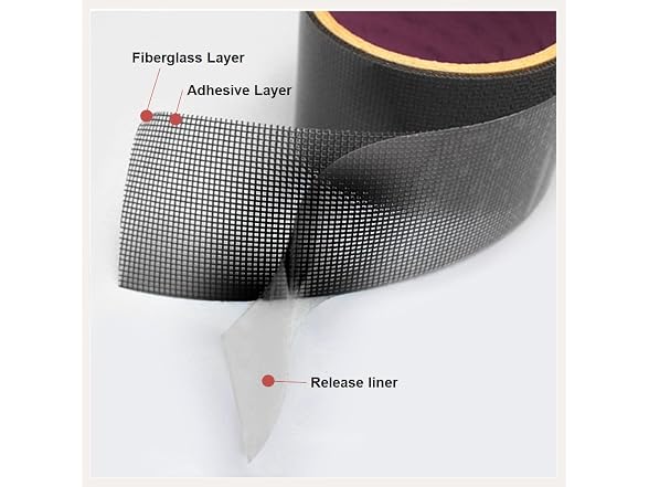 by.RHO 2"x105" Screen Repair Kit Tape,