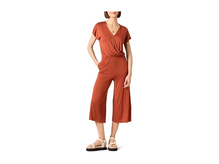 Amazon Essentials Women Short-sleeve Jumpsuit - Gallery 11