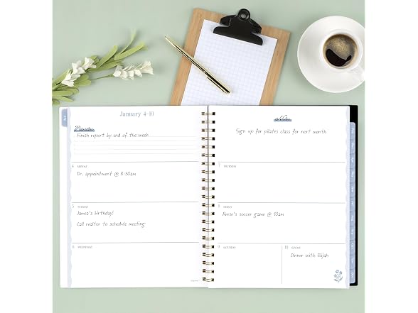 Mead Cambridge 2027 Planner 8.5x11 Black