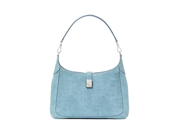 Kate Spade Deco Denim Suede Hobo