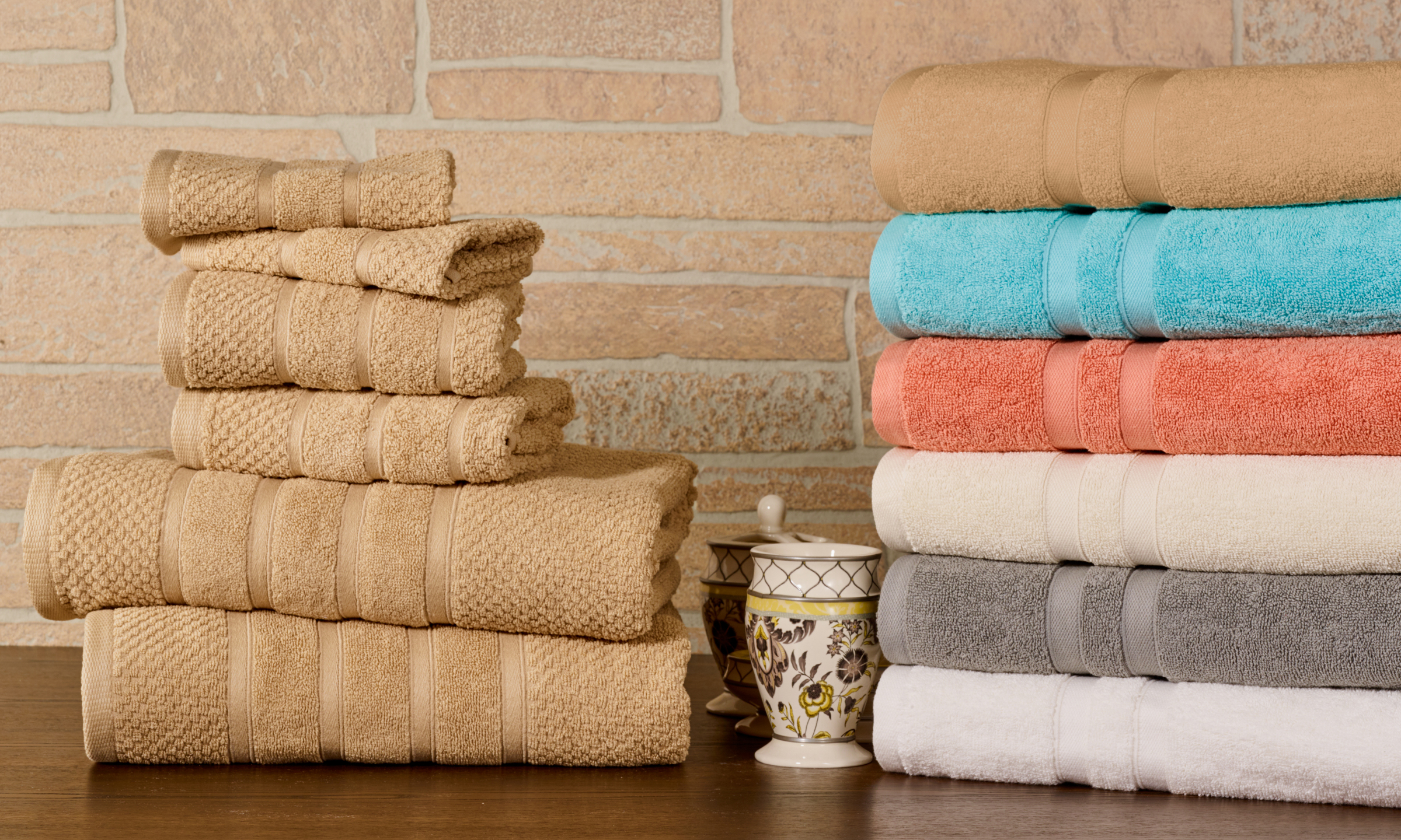 100% Egyptian Cotton 6-Piece Towel Set - Gallery 24