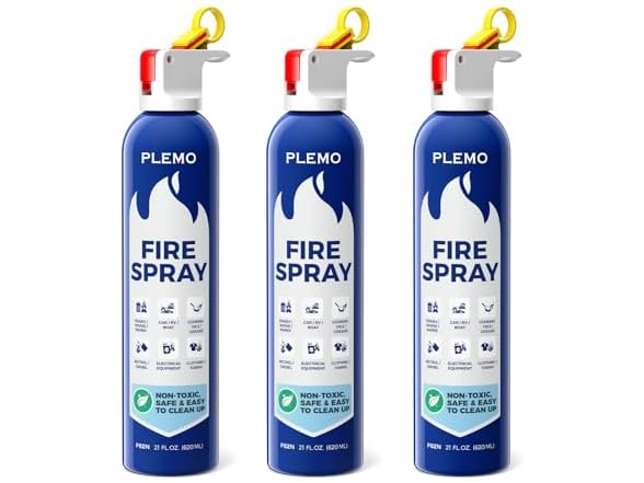 (3 Pack) PLEMO Fire Extinguisher | F62N